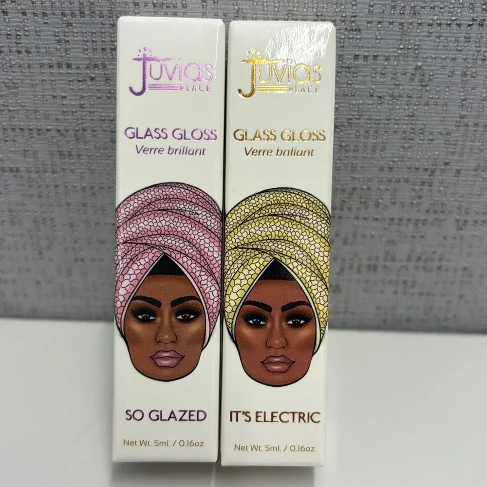 Juvia's Place Glass Gloss It's Electric/So Glazed Sheer Lip Gloss Full Size